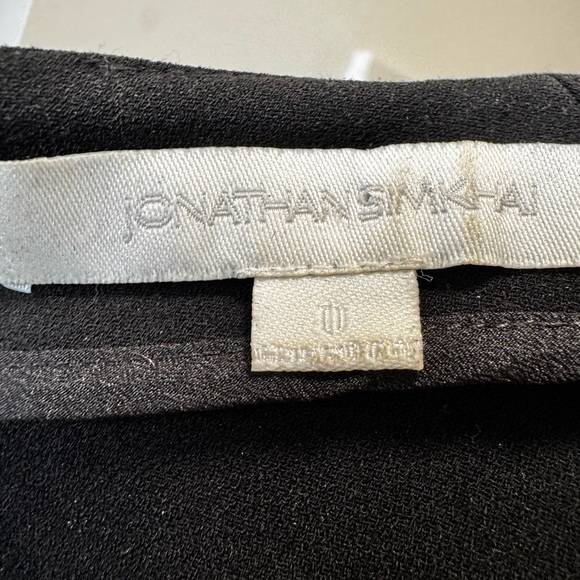 JONATHAN SIMKHAI Black & White Crepe Dress - Picture 6 of 7